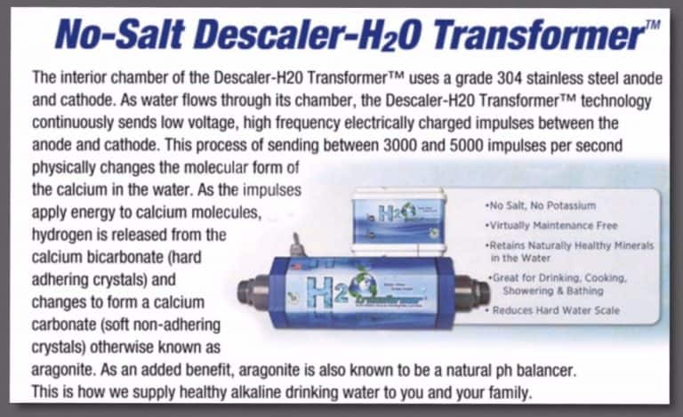 NO-SALT DESCALER-H2O TRANSFORMER™